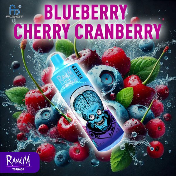 RandM 9000 Blueberry Cherry Cranberry