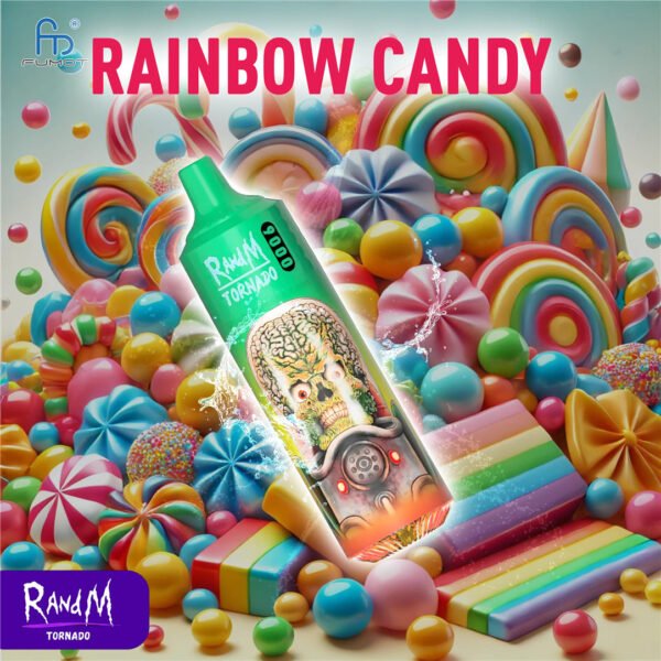 rainbow candy randm tornado 9000 vape