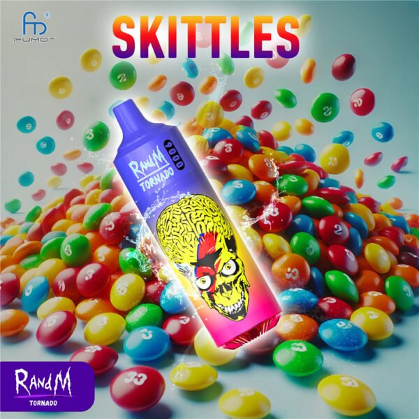 skittles randm tornado vape 9000