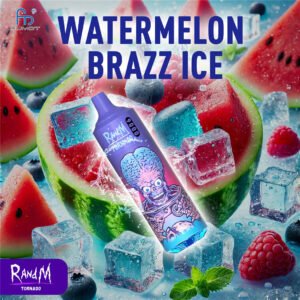 watermelon brazz ice randm tornado 9000 vape