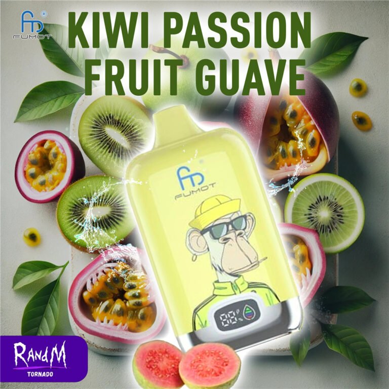 Kiwi Passion Fruit Guave RandM Digital Box 12000