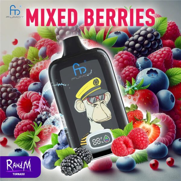 Mixed Berries RandM TORNADO 12000 DIGITAL BOX