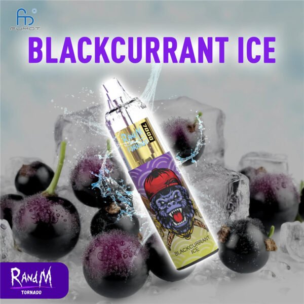 RandM Tornado 7000 Blackcurrant Ice