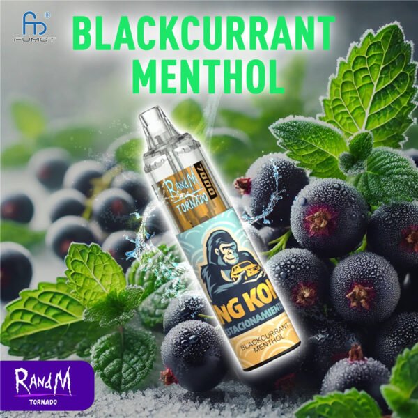 Blackcurrant Menthol RandM Tornado 7000