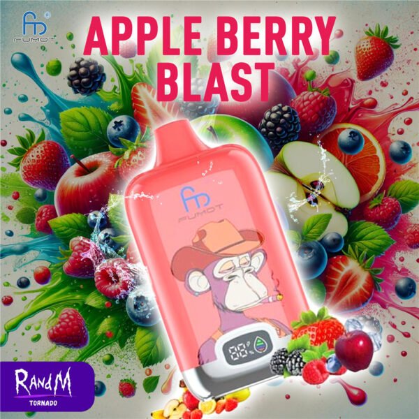 apple berry blast RandM 12000 Vape