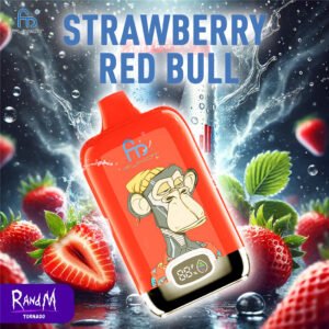 Strawberry Red Bull RandM Digital Box 12000