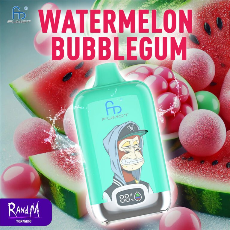 Watermelon Bubble Gum RandM 12000 DIGITAL BOX