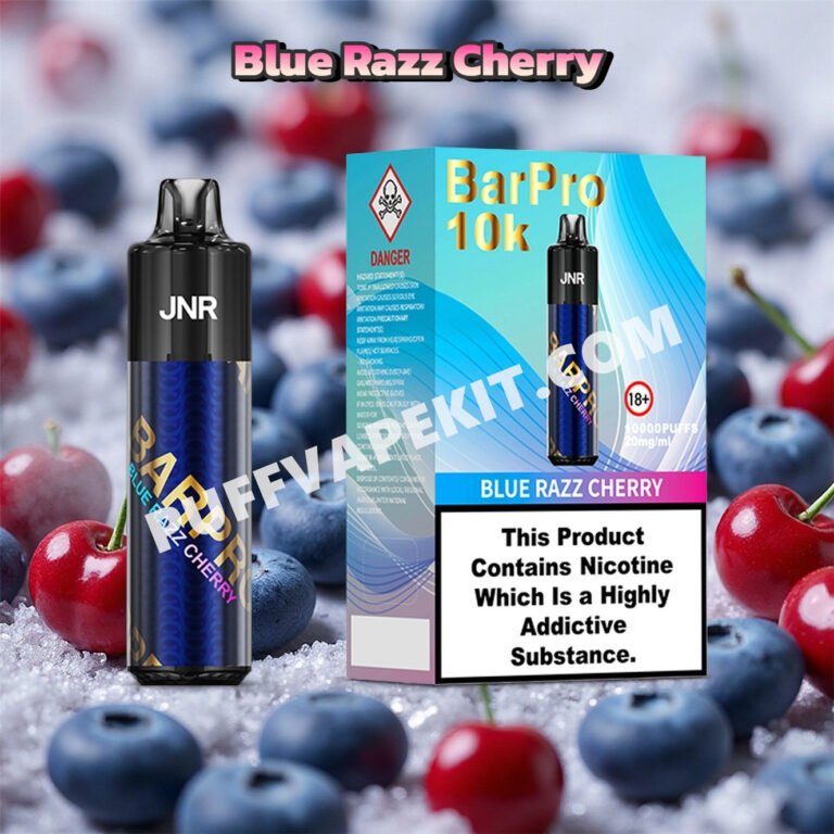 blue razz cherry 10k puff jnr bar pro 10000 pvbjbp10000