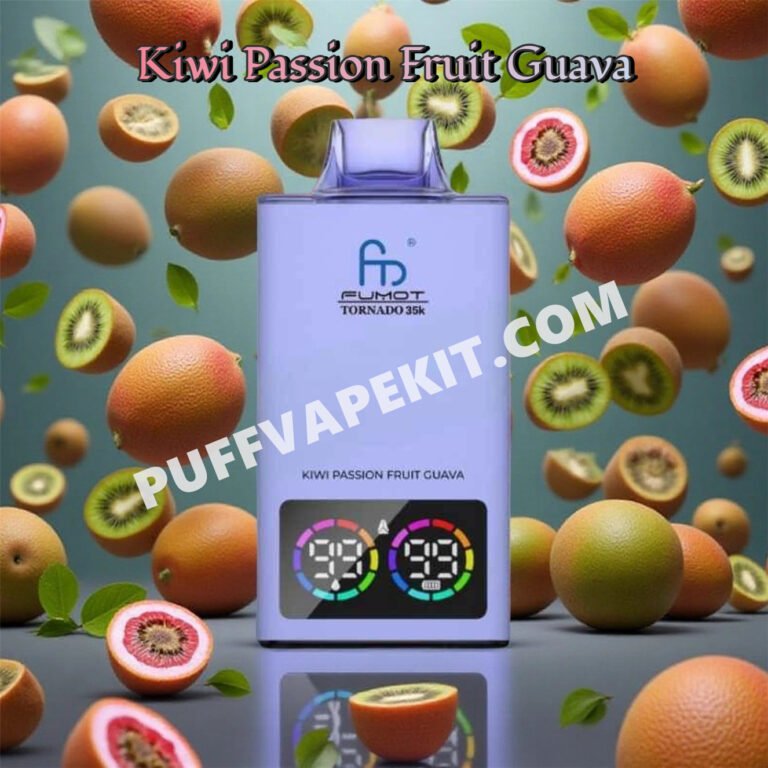 kiwi passion fruit guava 35k randm tornado 35000 puff
