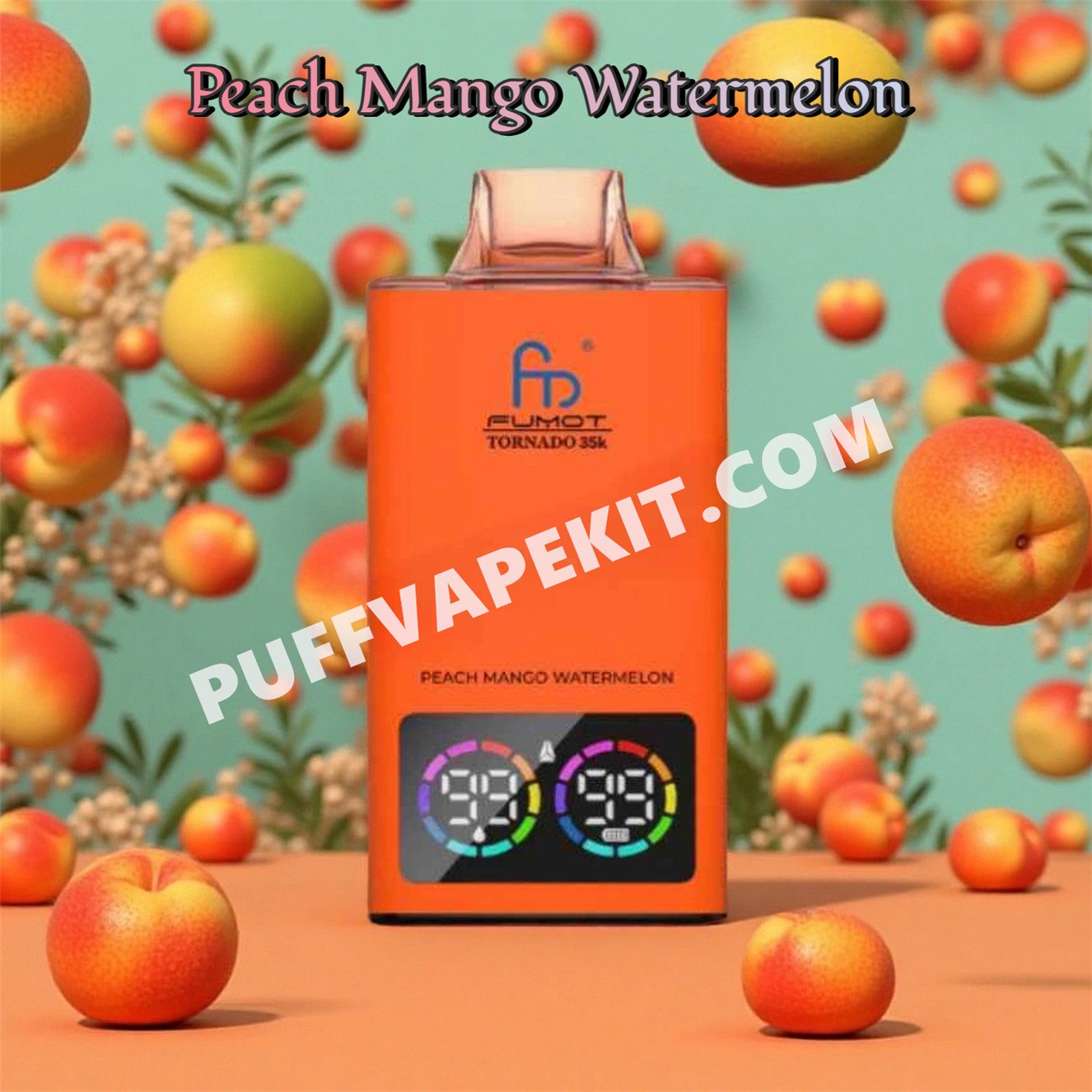 peach mango watermelon 35k randm tornado 35000 puff