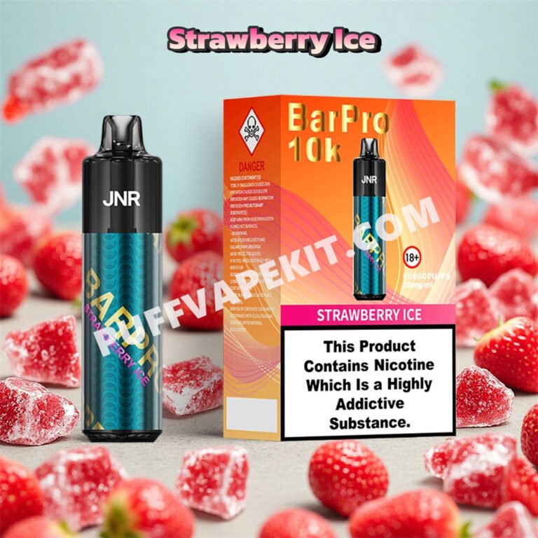 strawberry ice 10k puff jnr bar pro 10000 pvbjbp10000