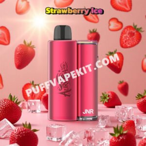 strawberry ice 27k puff jnr aurora 27000 pvbja27000