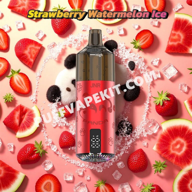 strawberry watermelon ice 25500 puff jnr panda 25500 pvbjp25500