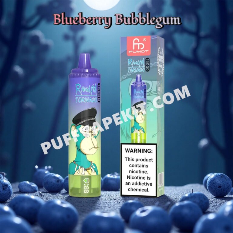 fumot randm tornado 15000 blueberry bubblegum