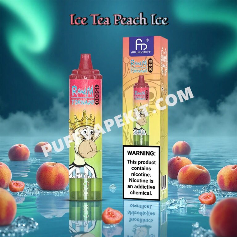 fumot randm tornado 15000 ice tea peach ice