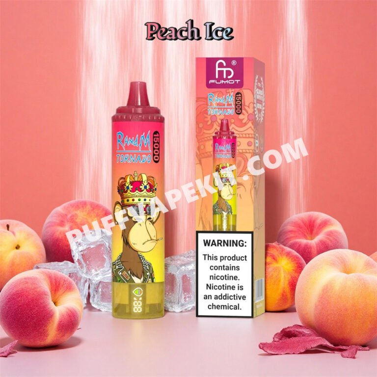 fumot randm tornado 15000 peach ice