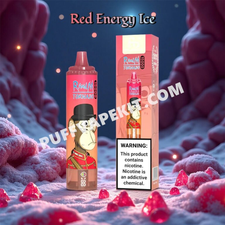 fumot randm tornado 15000 red energy ice