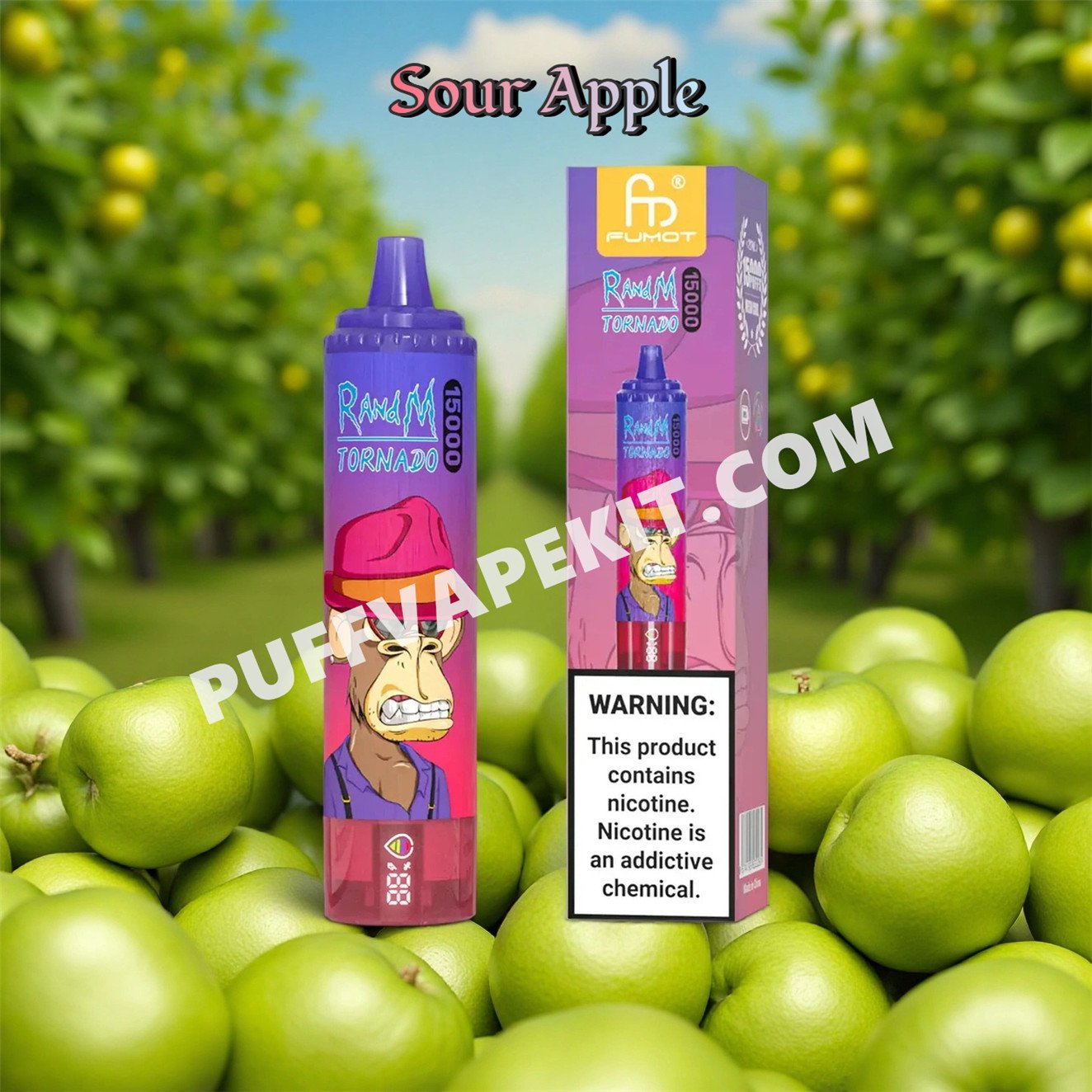 fumot randm tornado 15000 sour apple