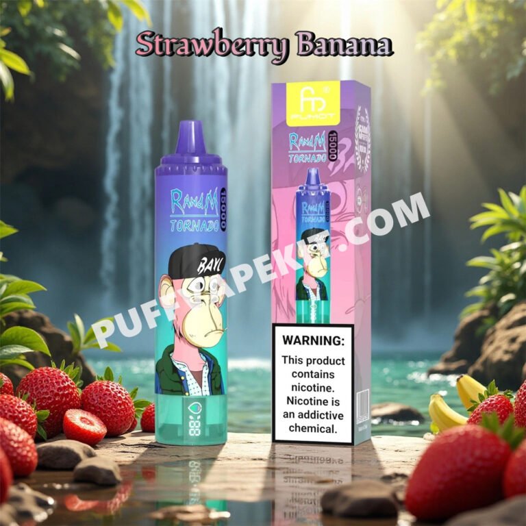 fumot randm tornado 15000 strawberry banana