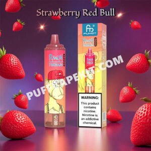 fumot randm tornado 15000 strawberry red bull