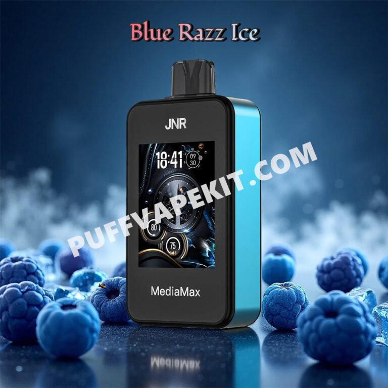blue razz ice jnr media max 40000 pvbfrjmm40000