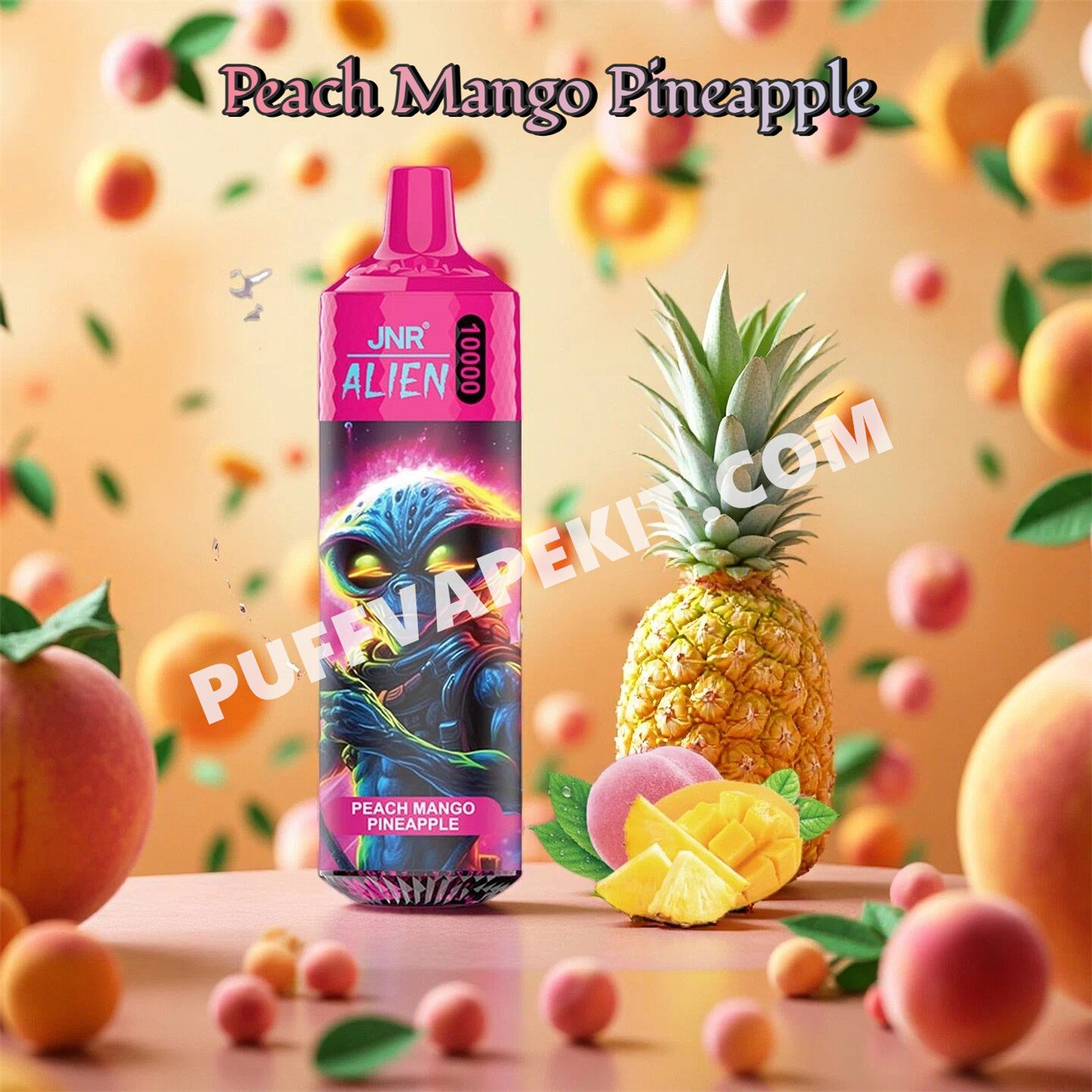 peach mango pineapple 10k jnr alien 10000 puff pvbfrja10000
