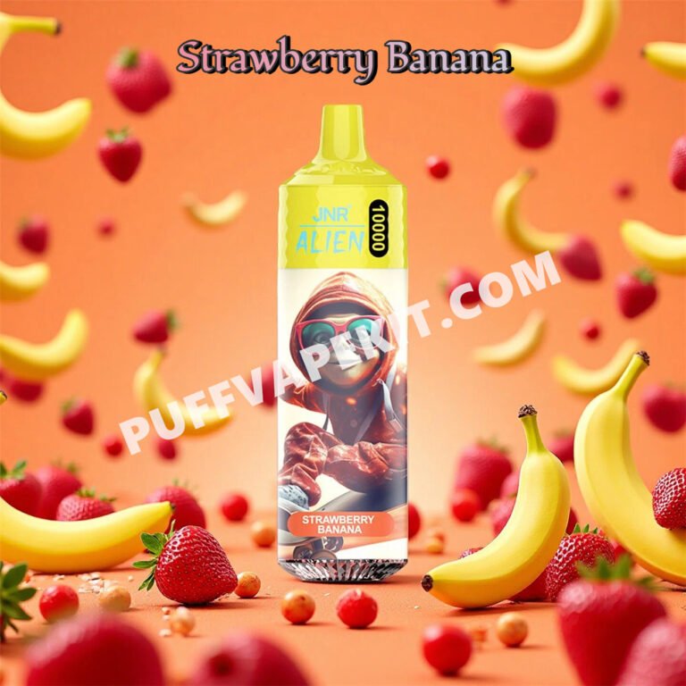 strawberry banana 10k jnr alien 10000 puff pvbfrja10000