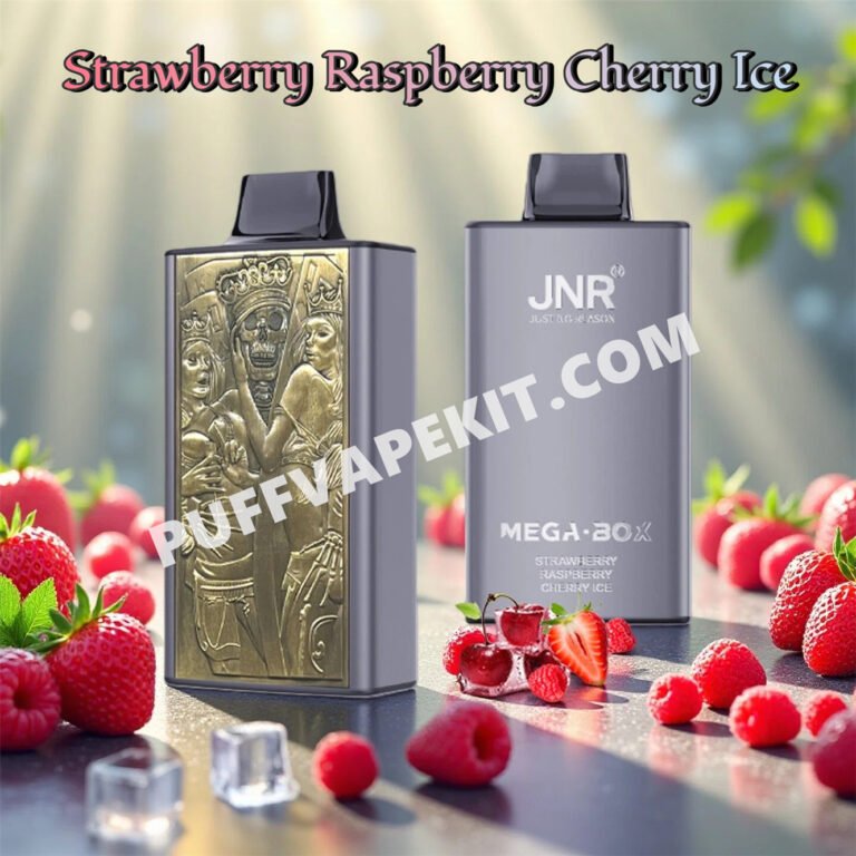 strawberry raspberry cherry ice 25k jnr mega box 25000 puff pvbfrjmb25000