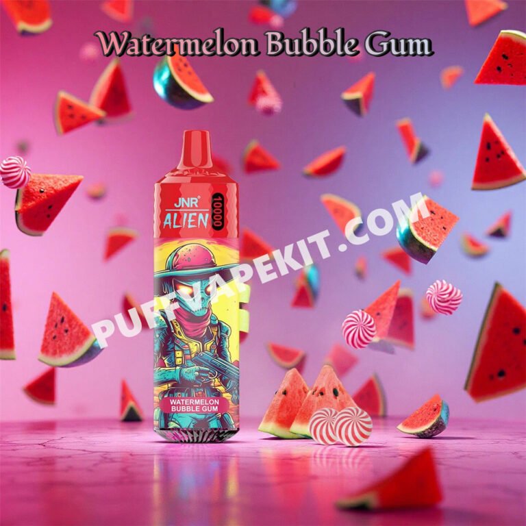 watermelon bubble gum 10k jnr alien 10000 puff pvbfrja10000