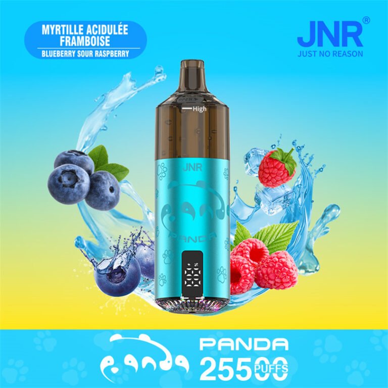 jnr panda 25500 puffs blueberry sour raspberry pvbjp25500