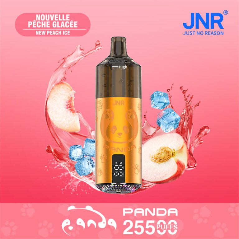 jnr panda 25500 puffs new peach ice pvbjp25500