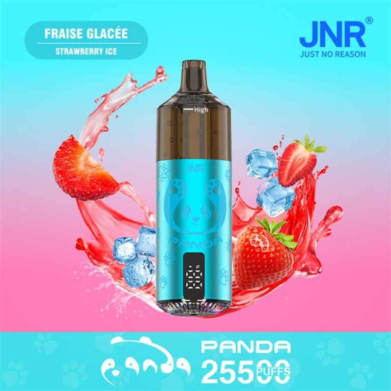 jnr panda 25500 puffs strawberry ice pvbjp25500