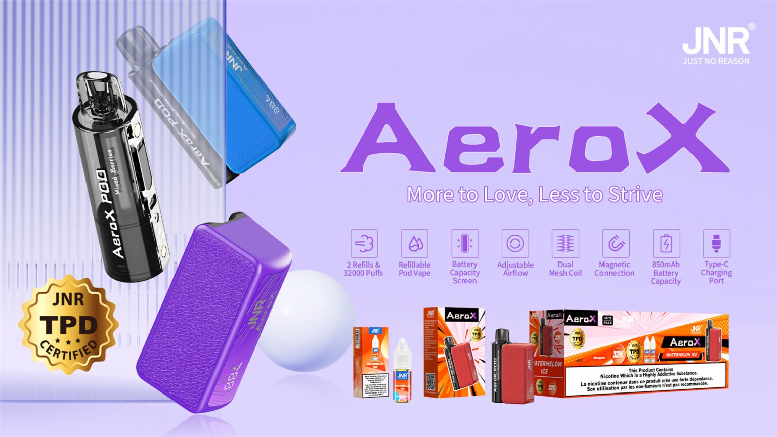 jnr aero x 32000 tpd zertifiziert für Qualitätssicherung pvbfrjax32000