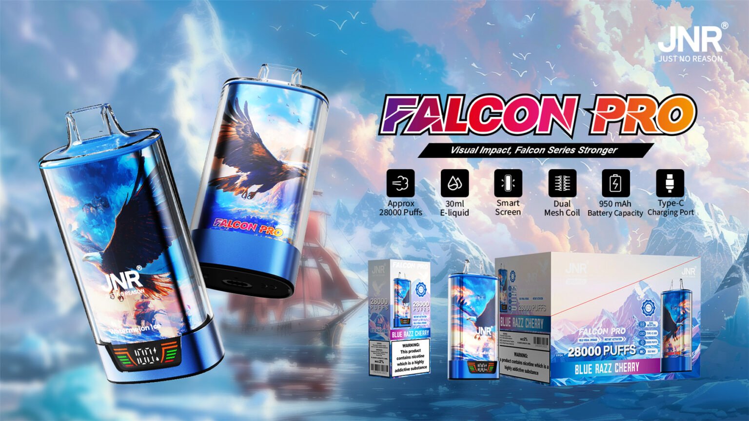 jnr falcon pro 28000 with an intuitive display pvbfrjfp28000