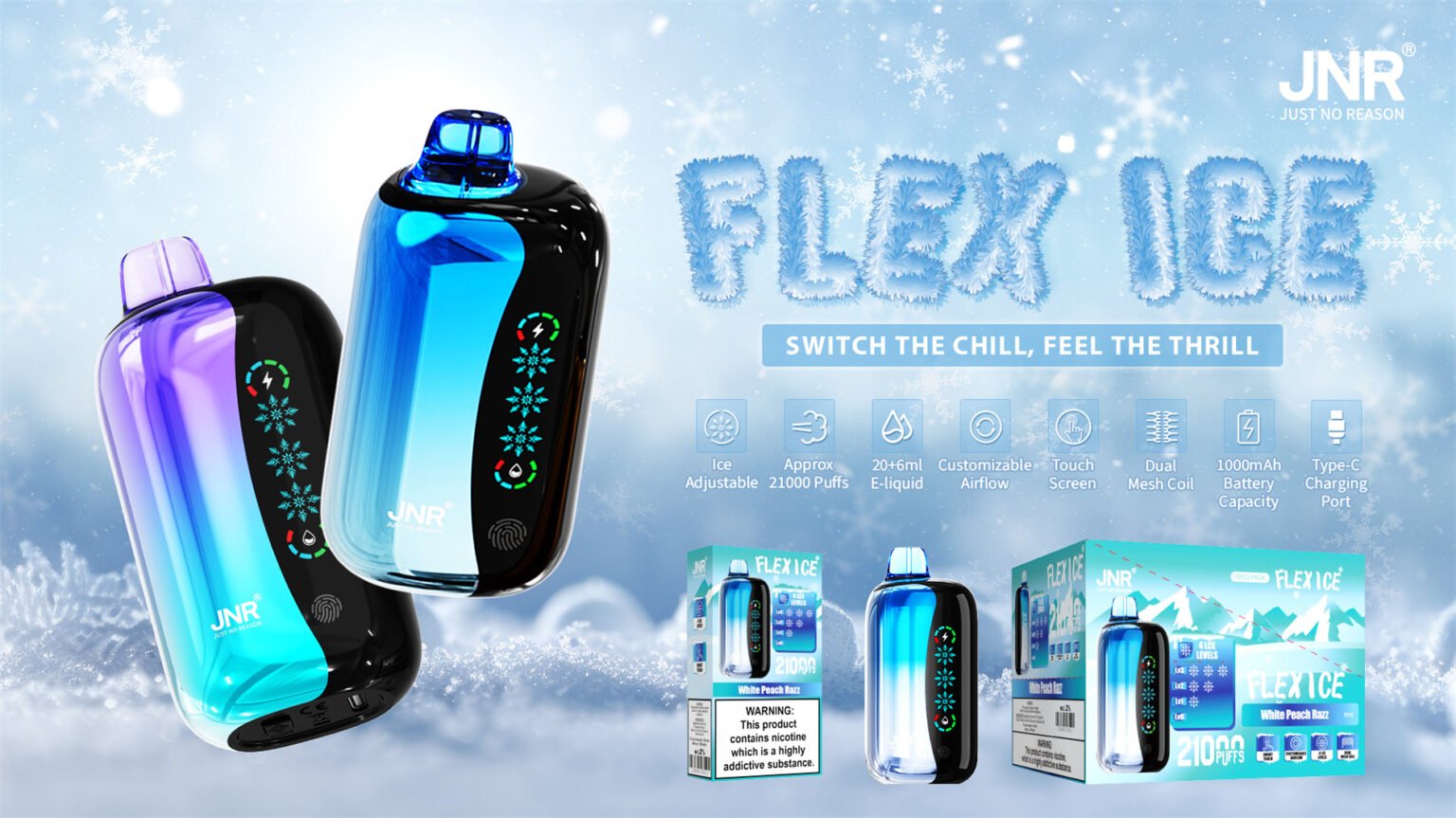 jnr flex ice 21000 smooth flavorful hits pvbfrjfi21000