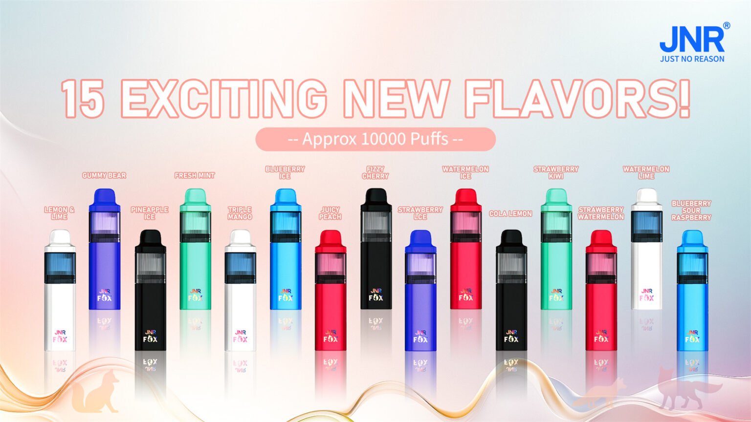 jnr fox 10000 15 exciting new flavors pvbfrjf10000