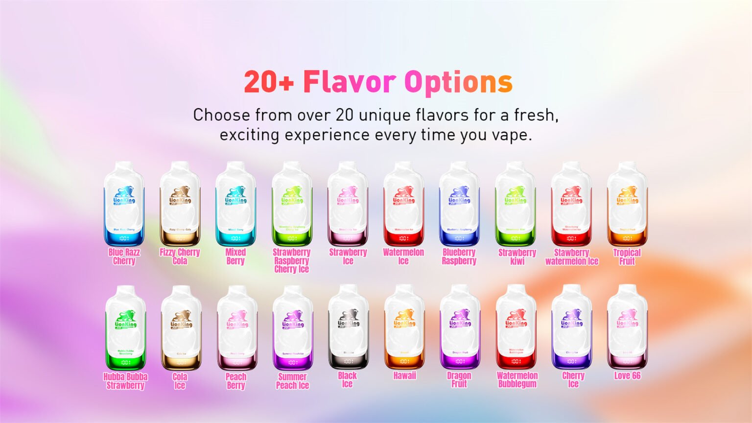 jnr lionking 42k 20 einzigartige Aromen für einen frischen pvbfrjlk42000