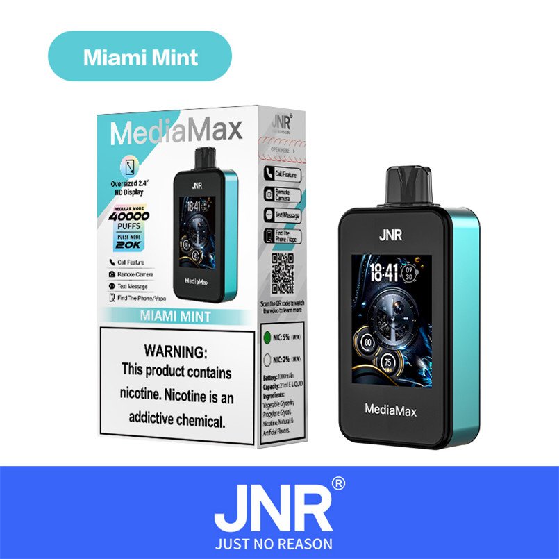 jnr media max 40000 miami mint pvbfrjmm40000