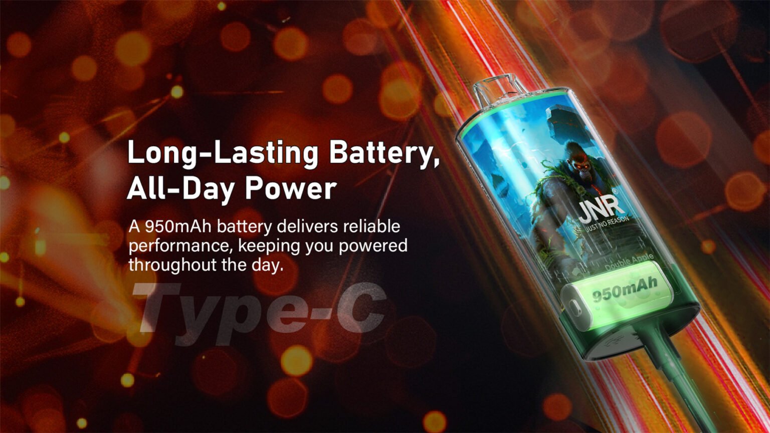 jnr rage gorilla 55000 long lasting battery 950 mah pvbfrjrg55000