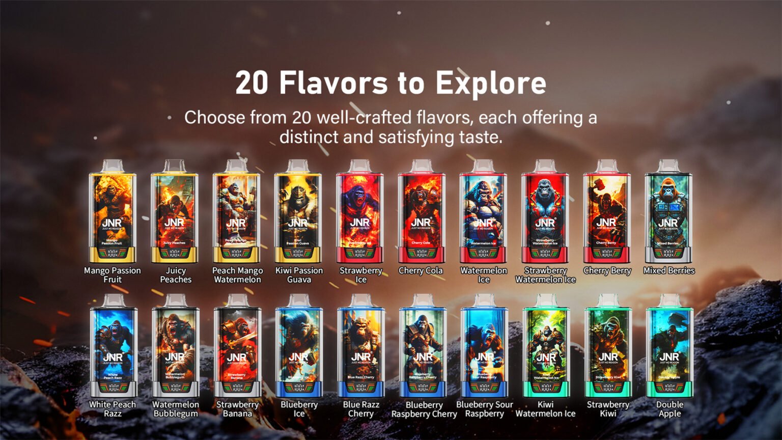 jnr ragegorilla 55000 20 exciting new flavors