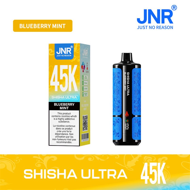 jnr shisha ultra 45k blueberry mint pvbfrjsu45000