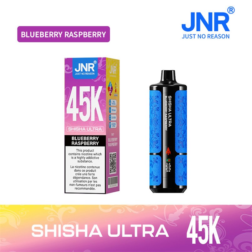 jnr shisha ultra 45k blueberry raspberry pvbfrjsu45000