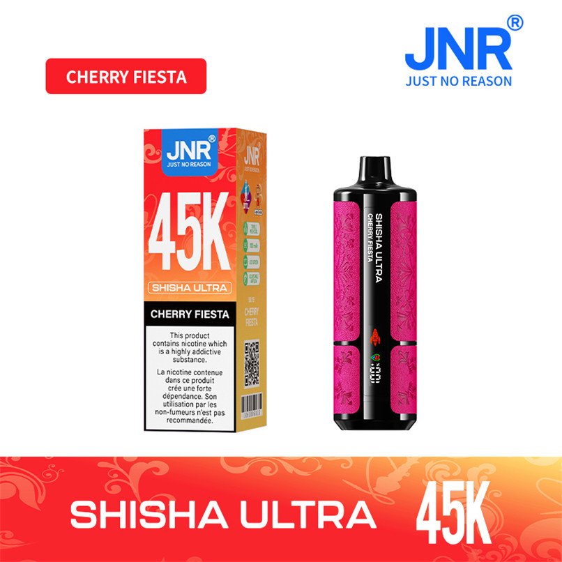 jnr shisha ultra 45k cherry fiesta pvbfrjsu45000