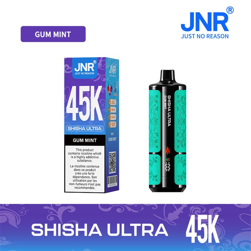 jnr shisha ultra 45k gum mint pvbfrjsu45000