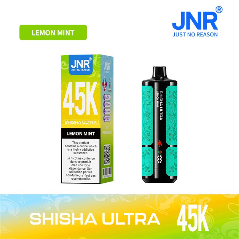 jnr shisha ultra 45k lemon mint pvbfrjsu45000