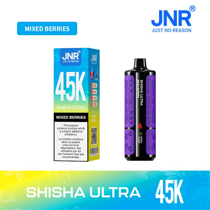 jnr shisha ultra 45k mixed berries pvbfrjsu45000