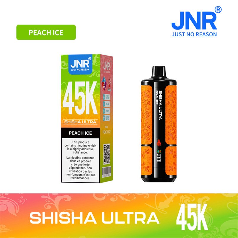 jnr shisha ultra 45k peach ice pvbfrjsu45000