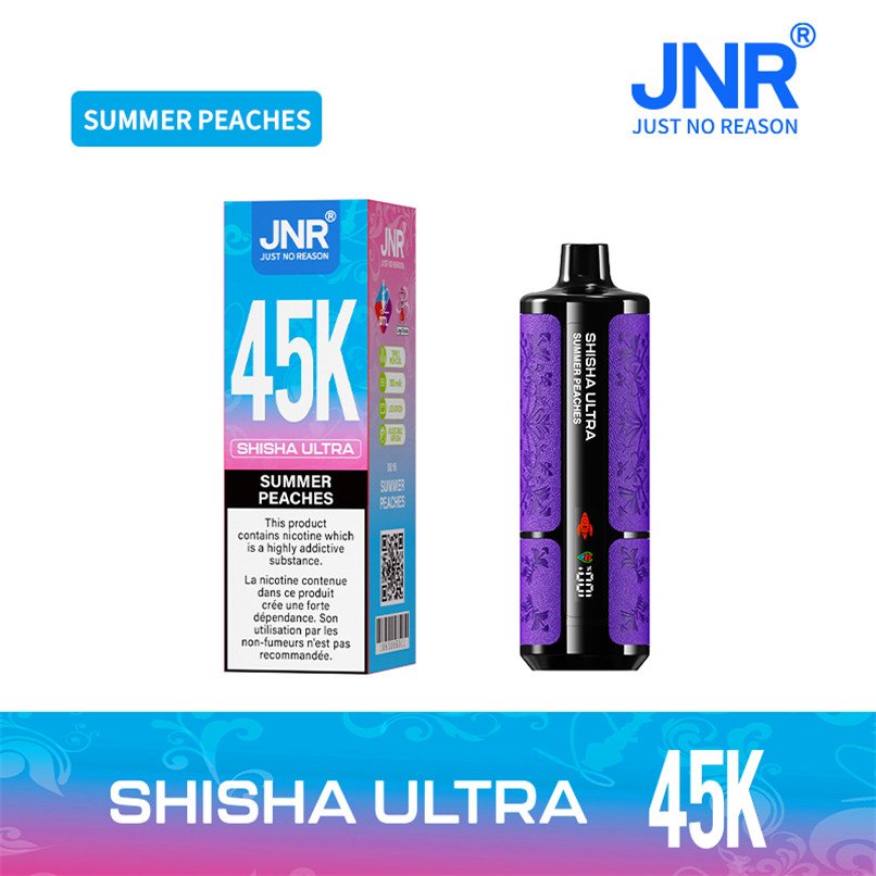 jnr shisha ultra 45k summer peaches pvbfrjsu45000