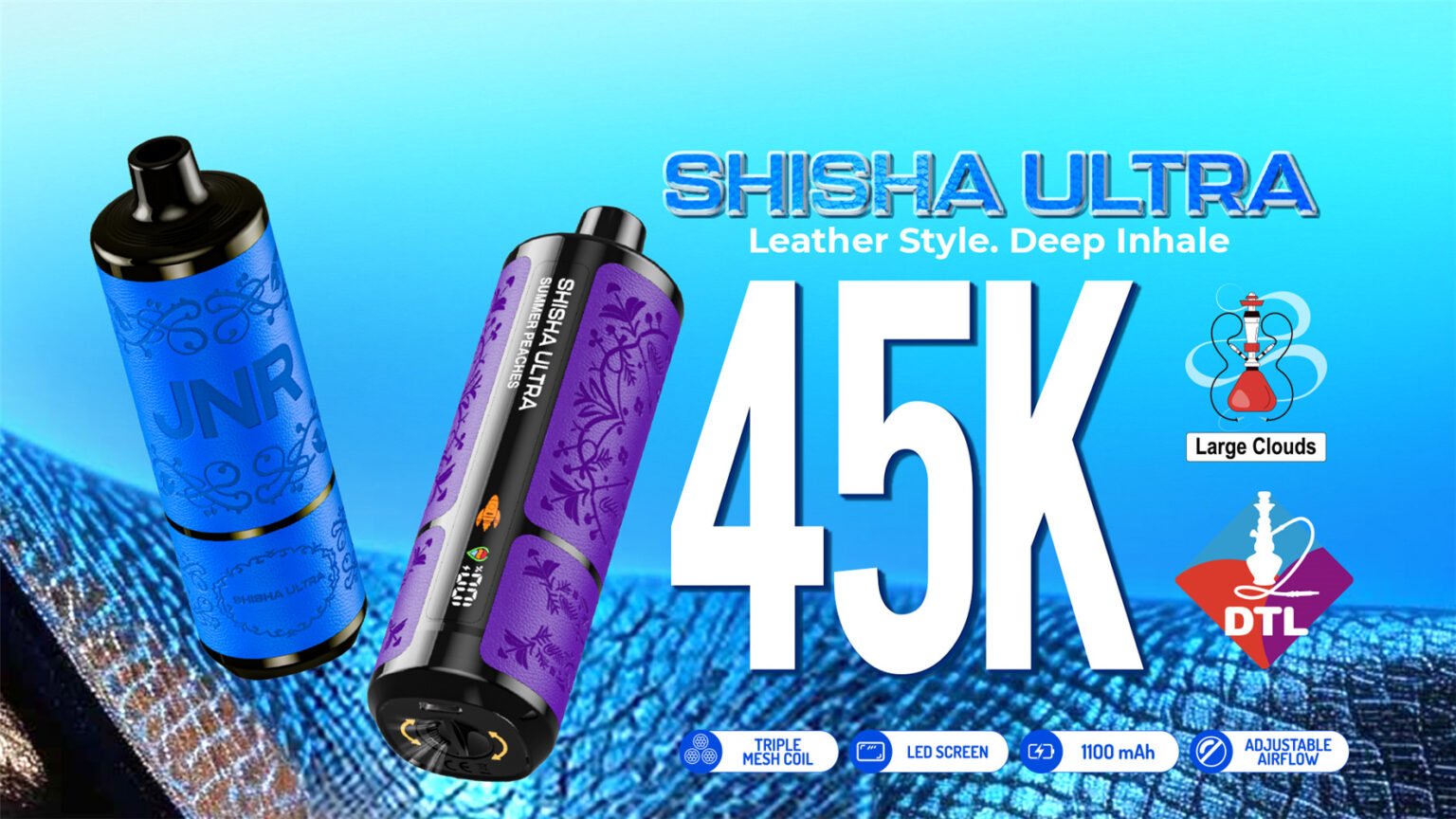 jnr shisha ultra 45k up to 45k puffs pvbfrjsu45000