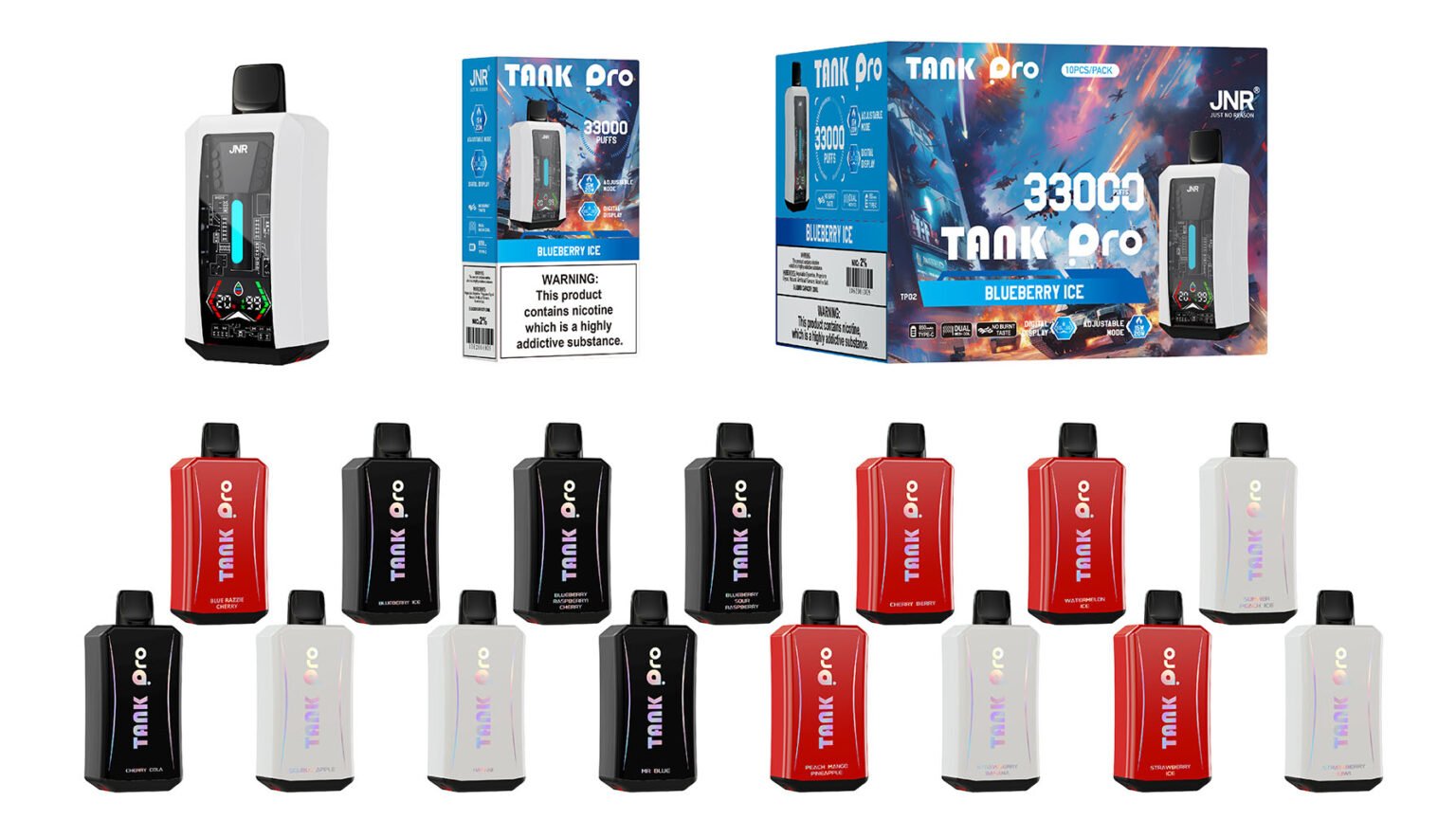 jnr tank pro 33000 packaging display pvbfrjtp33000